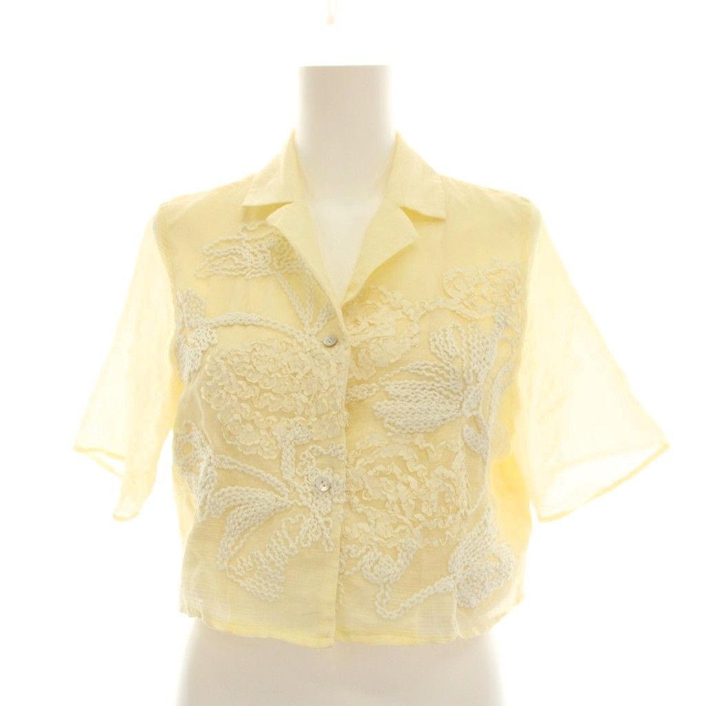 アメリヴィンテージ Ameri VINTAGE シアー シャツ ブラウス 半袖