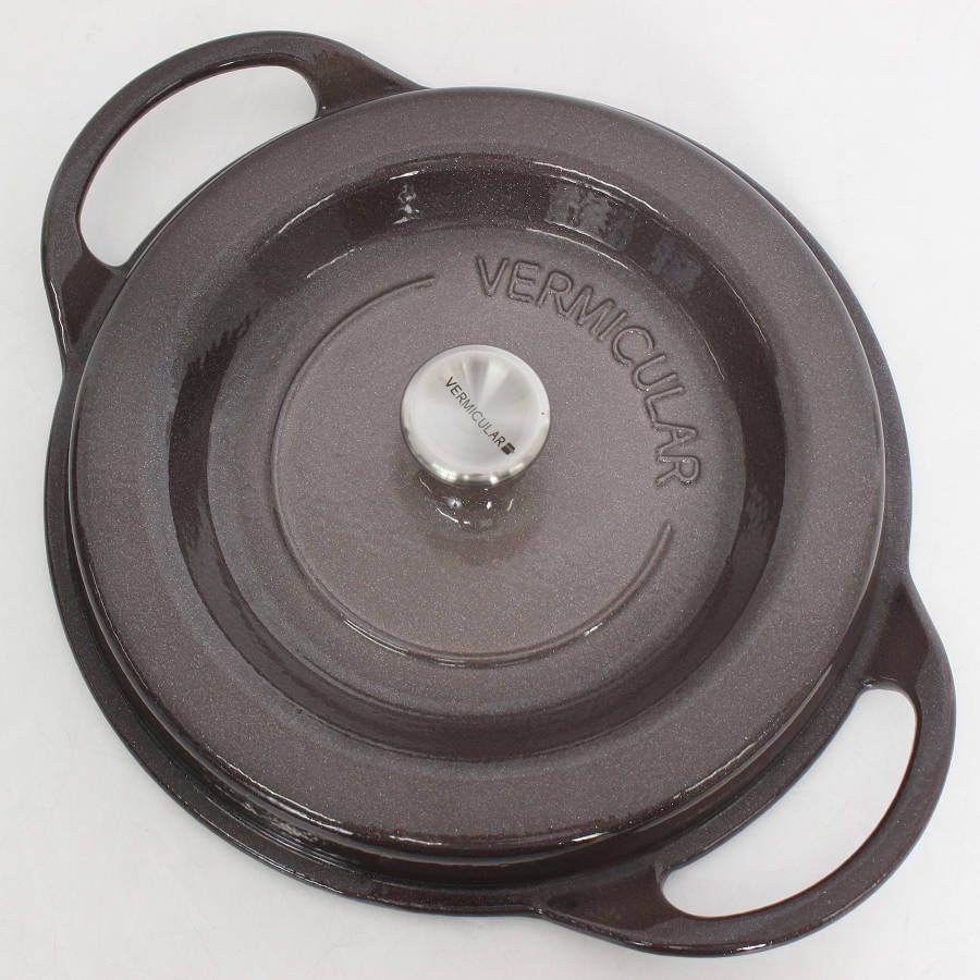 バーミキュラ オーブンポットラウンド 22cm GRY22R パールグレー