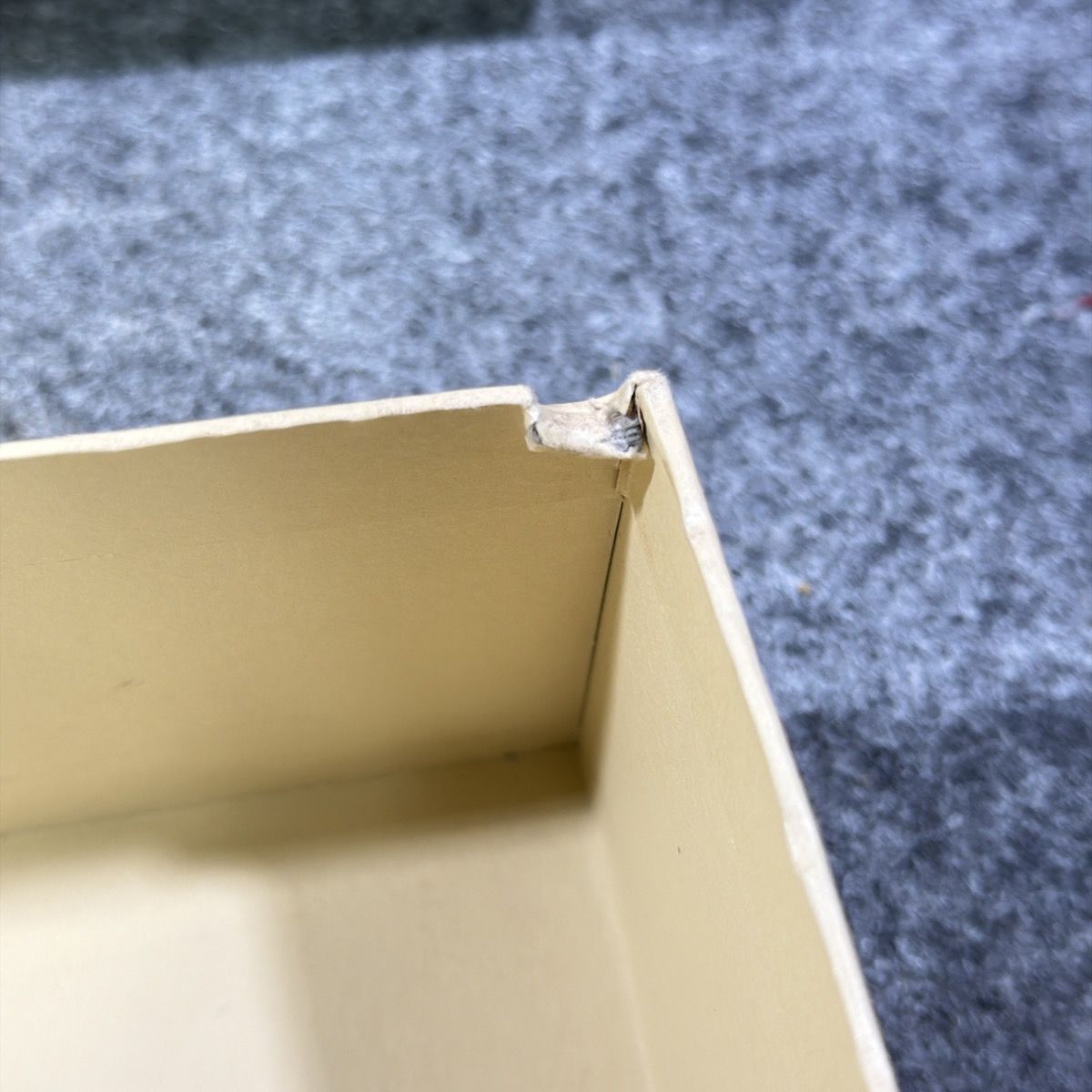 訳あり】ルイヴィトン 空箱 大型 旧型 ブラウン 保存箱 上蓋に線傷有 