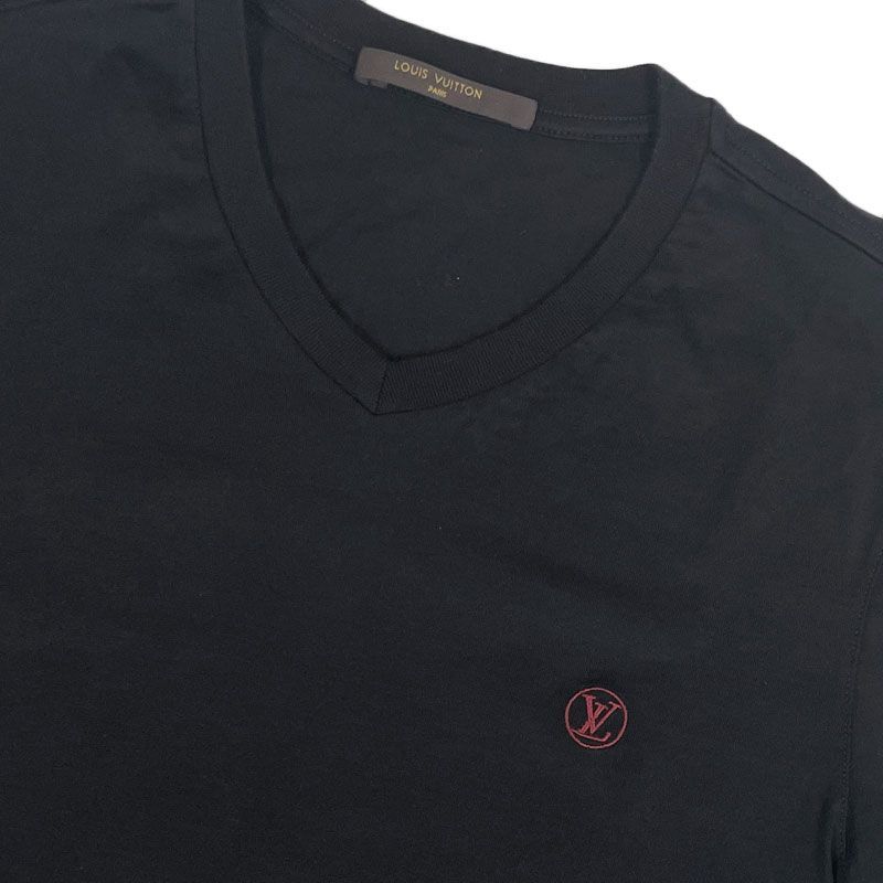 中古】LOUIS VUITTON ルイ・ヴィトン LVサークルロゴ刺繍 半袖Tシャツ