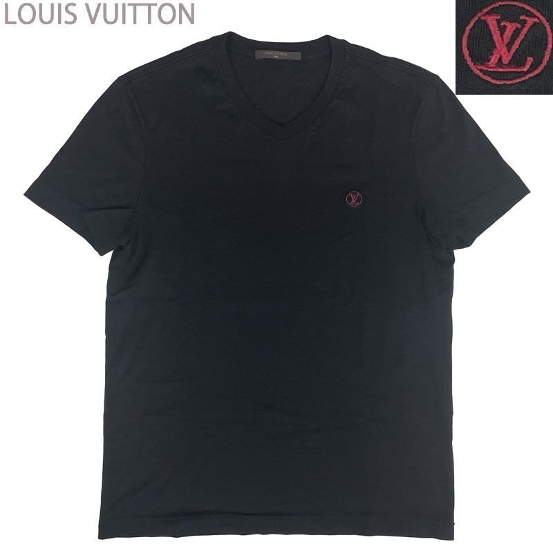 中古】LOUIS VUITTON ルイ・ヴィトン LVサークルロゴ刺繍 半袖Tシャツ