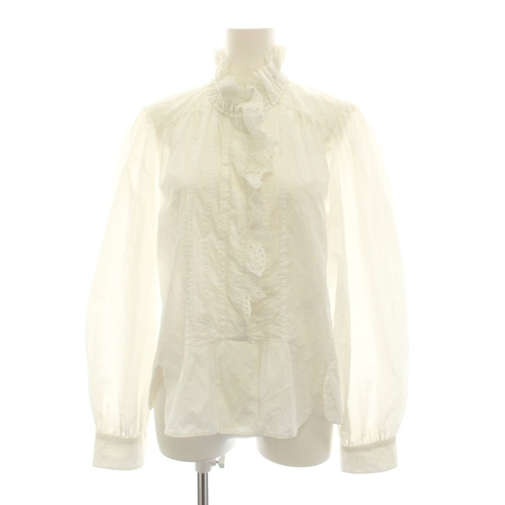新品未使用　ISABEL ÉTOILE MARNAT ホワイト長袖ブラウス イザベル マラン エトワール ISABEL MARANT ETOILE シャツ ブラウス 36