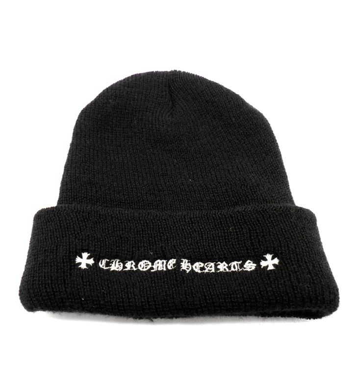 クロムハーツ CHROME HEARTS 【 WOOL WATCH CAP 】 CH プラス 刺繍