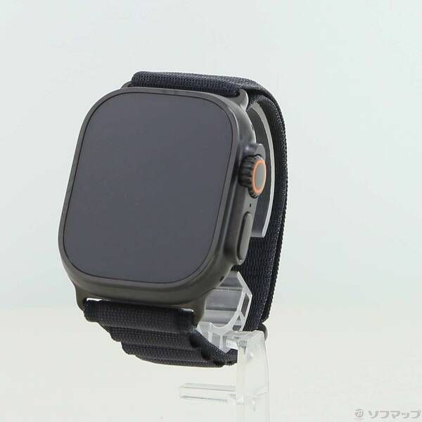 ソフマップ 〔中古品〕 Apple Watch Ultra 3 GPS + Cellular 49mm ブラックチタニウムケース ブラックアルパインループ【377】