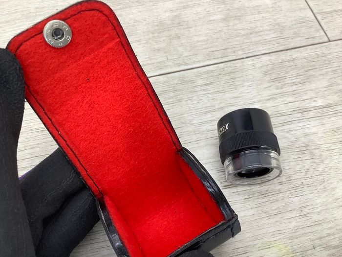 P12 希少 PEAK LUPE 22X ピークルーペ 22倍 生産終了品 ケース付き 2.5