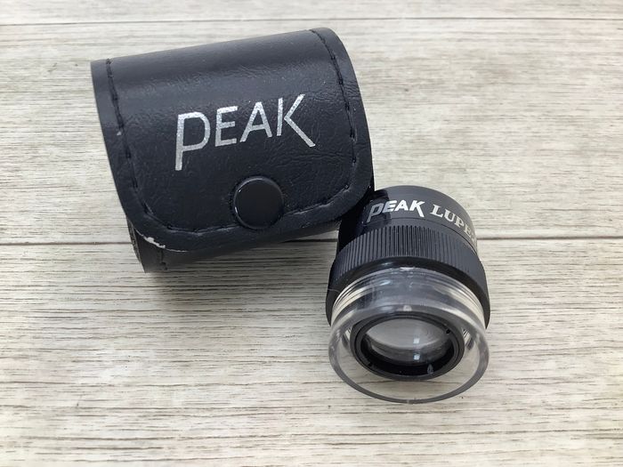 P12 希少 PEAK LUPE 22X ピークルーペ 22倍 生産終了品 ケース付き 2.5
