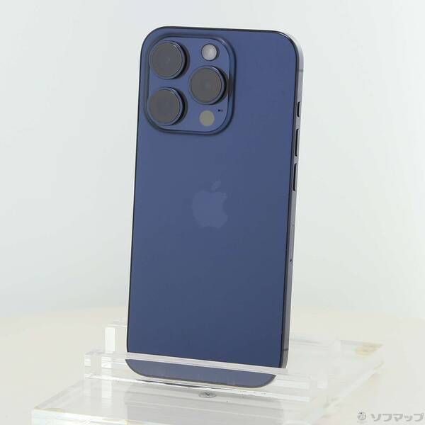 ソフマップ 〔中古品〕 iPhone15 Pro 128GB ブルーチタニウム MTUA3J／A SIMフリー【377】