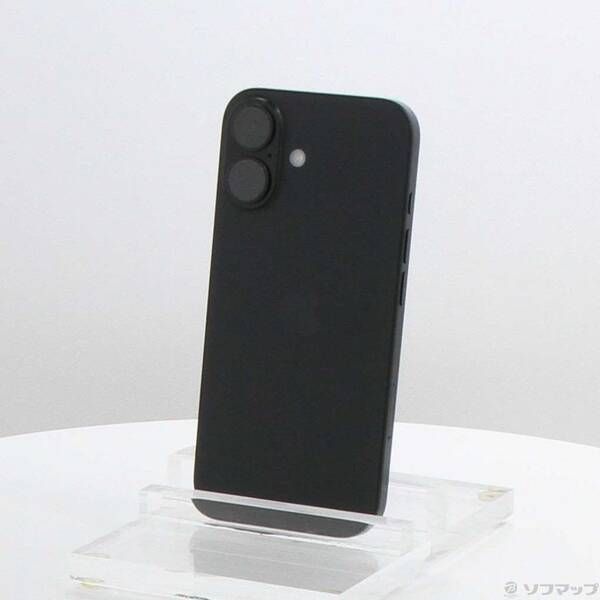 ソフマップ 〔中古品〕 iPhone16 128GB ブラック FYDQ3J／A SIMフリー【262】