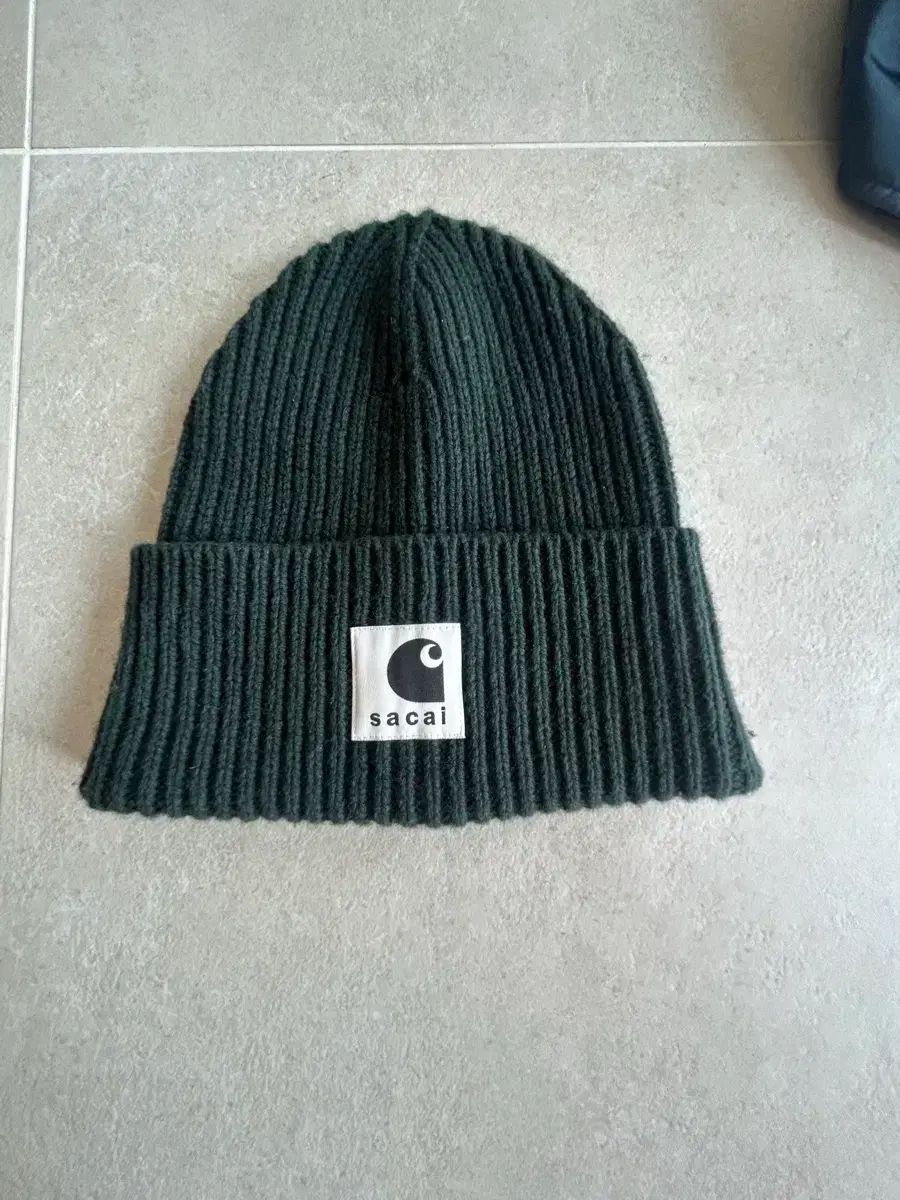 ハングルタグ) sacai Carhartt DARK GREEN ビーニー - メルカリ