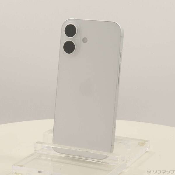 ソフマップ 〔中古品〕 iPhone16 128GB ホワイト MYDR3J／A SIMフリー【377】