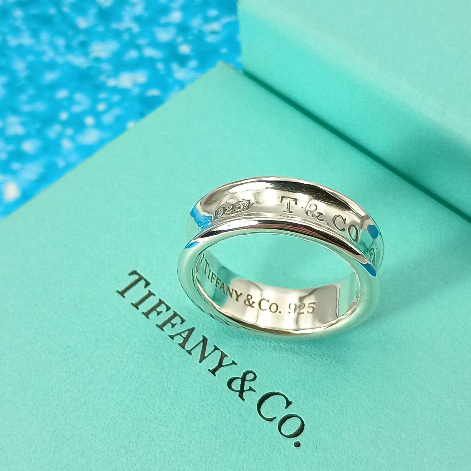 TIFFANYu0026Co. ティファニー ナローリング 750YG K18 8号