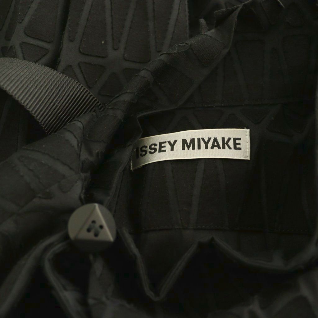 イッセイミヤケ ISSEY MIYAKE ジオメトリック ノースリーブ ワンピース