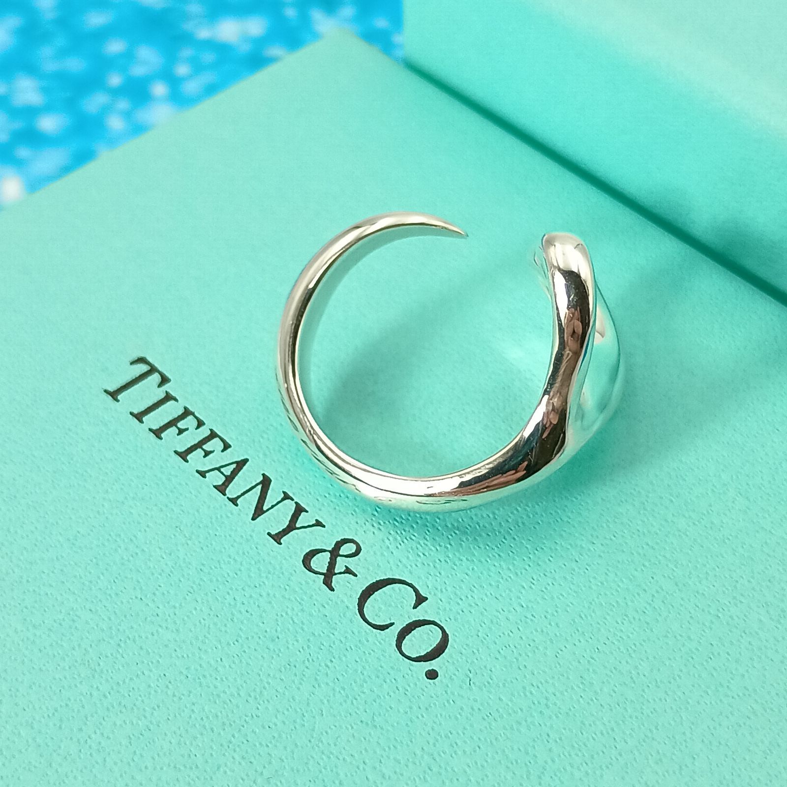 TIFFANY&Co. ティファニー 12号 オープンハート リング 指輪