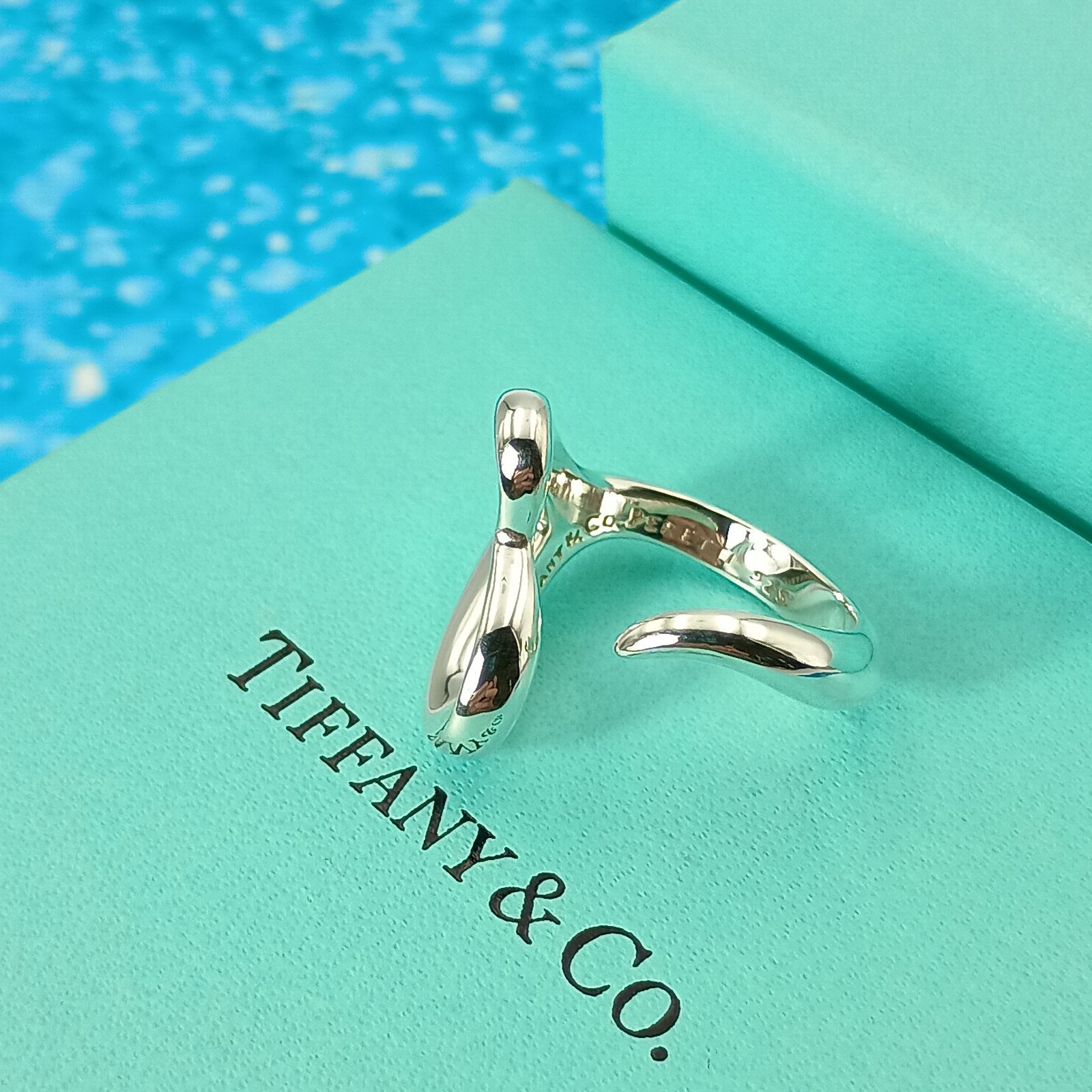 TIFFANY&Co. ティファニー 12号 オープンハート リング 指輪