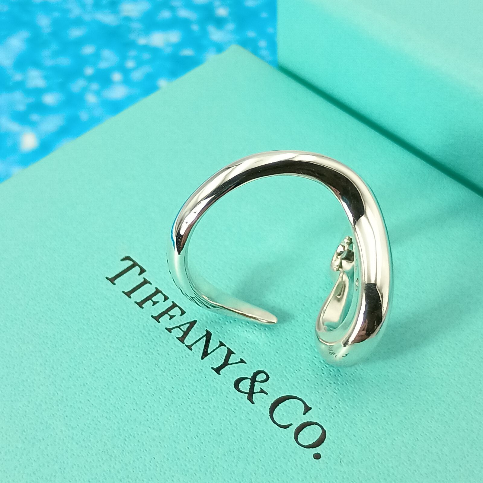 TIFFANY&Co. ティファニー 12号 オープンハート リング 指輪