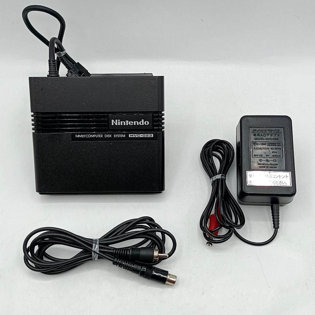 中古動作品】 ファミコン ディスクシステム 箱・説明書付き 完品セット