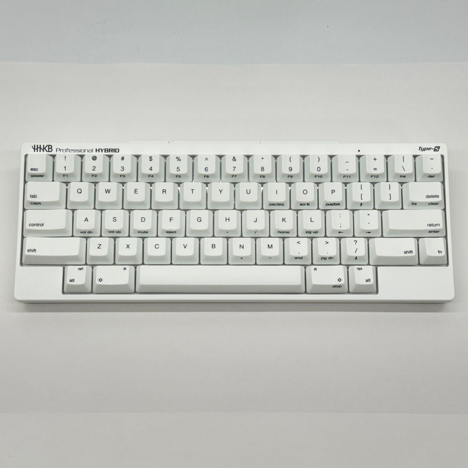 美品 HHKB Professional HYBRID Type-S 英語配列 雪 PD-KB800YSC