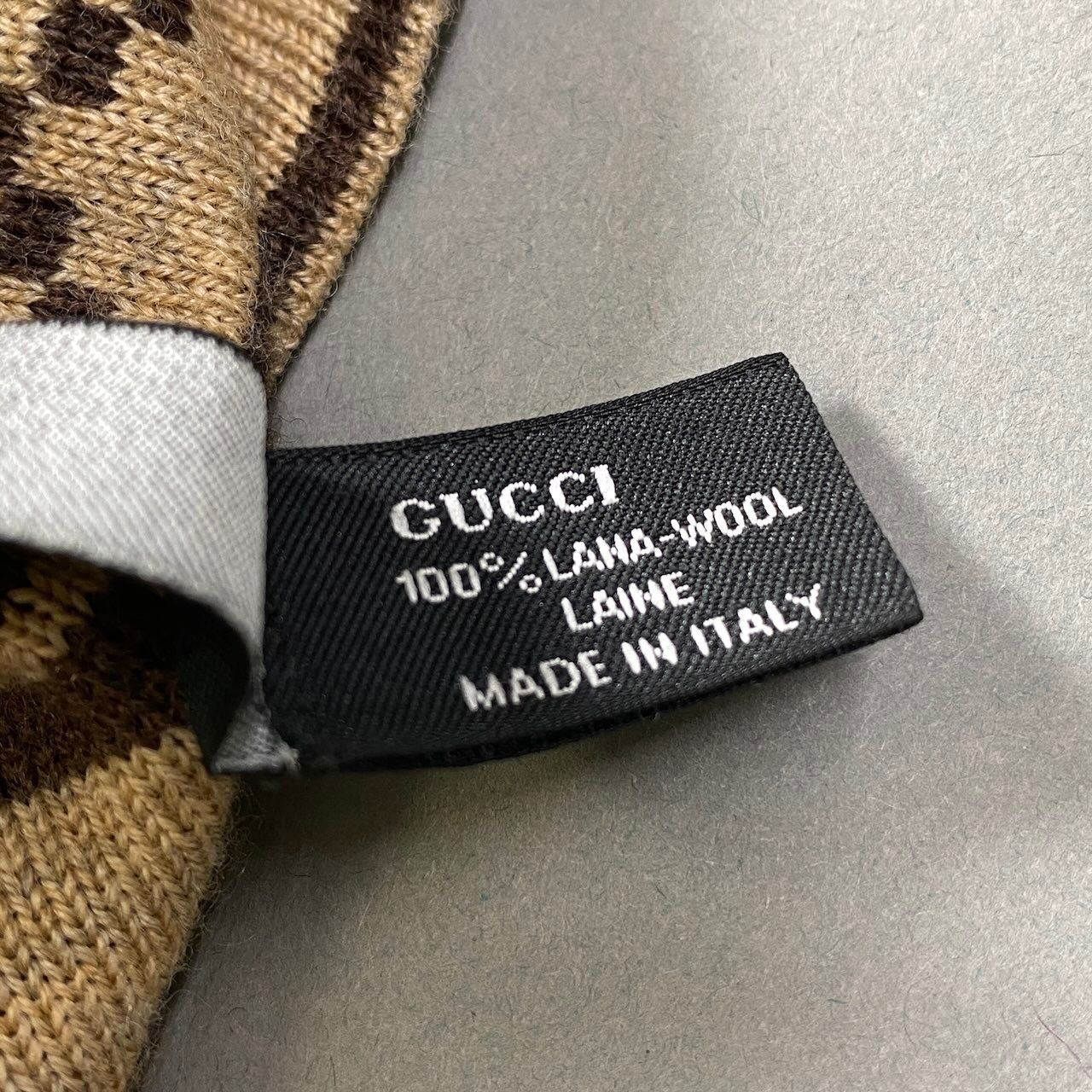 g1 GUCCI グッチ GG柄 ニットキャップ ニット帽 帽子 ウールニット