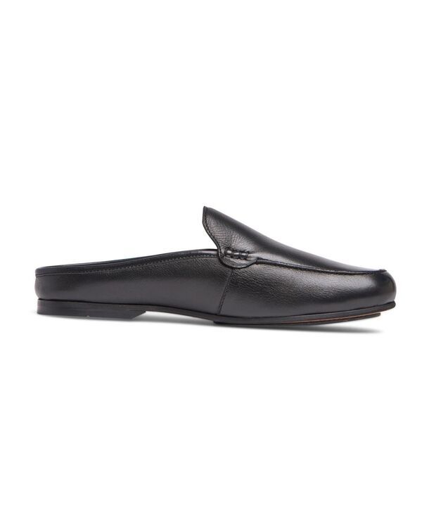 カルロスサンタナ メンズ シューズ サンダル レザー Carlos by Carlos Santana Mens Planeo Slide Leather Mule Black ブラック