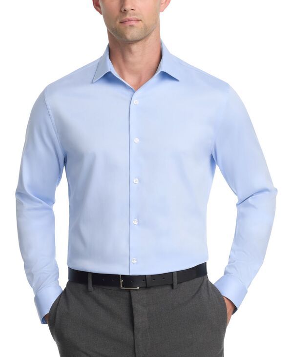 ケネスコール メンズ トップス シャツ スリムフィット Kenneth Cole Reaction Mens Slim Fit Stretch Dress Shirt Sky Blue ブルー