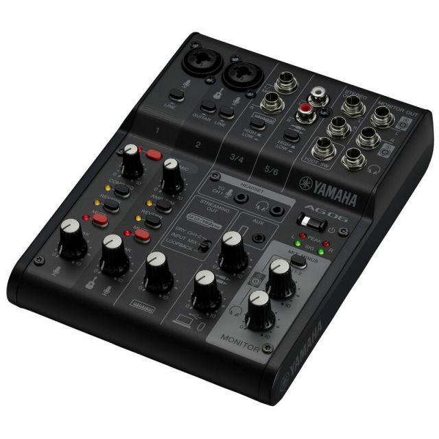 YAMAHA ライブストリーミング ミキサー AG06MK2 B ブラック 22,484円