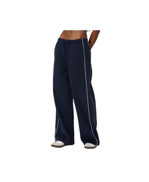 アディクテッド レディース ボトムス カジュアルパンツ パンツ スウェットパンツ Edikted Womens Autumn Sweatpants Navy ネイビー