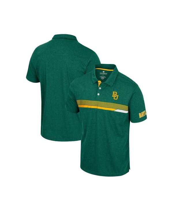 コロシアム メンズ トップス ポロシャツ Colosseum Mens Green Baylor Bears No Problemo Polo Shirt Green グリーン