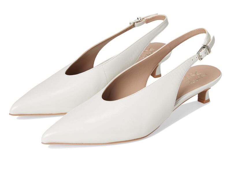 ナチュライザー レディース シューズ ヒール Naturalizer Nicolette Warm White Leat ホワイト