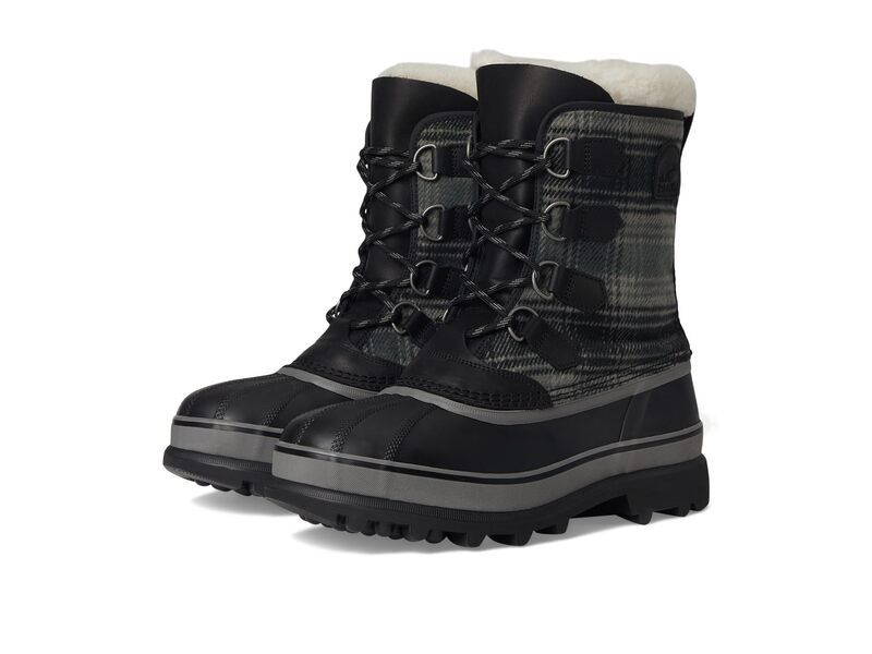 ソレル メンズ シューズ ブーツ・レインブーツ SOREL Caribou Waterproof BlackQuarry ブラック