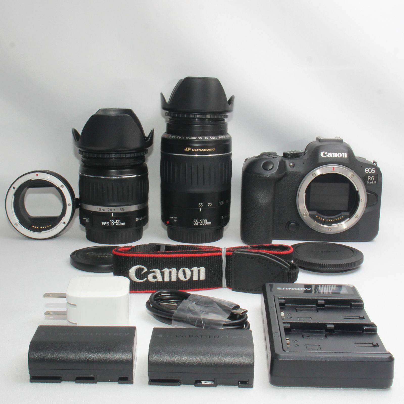 ❤️予備バッテリー付き❤️Canon EOS R6 MARKII ダブルズームレンズ