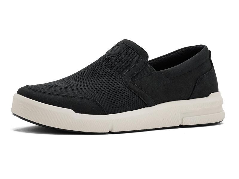 ノンブッシュ メンズ シューズ スニーカー Nunn Bush Kore City Rally SlipOn Black ブラック