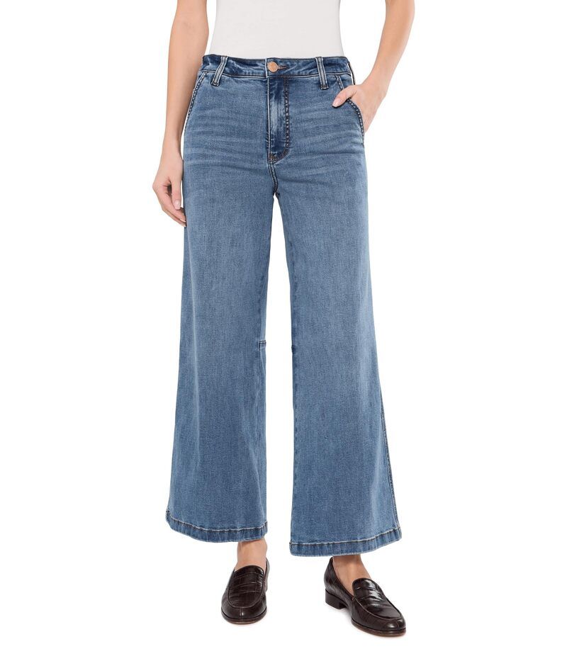 カットフロムザクロス レディース ボトムス デニムパンツ ワイドレッグ KUT from the Kloth MegHighRise Wide Leg Pants in Acutely