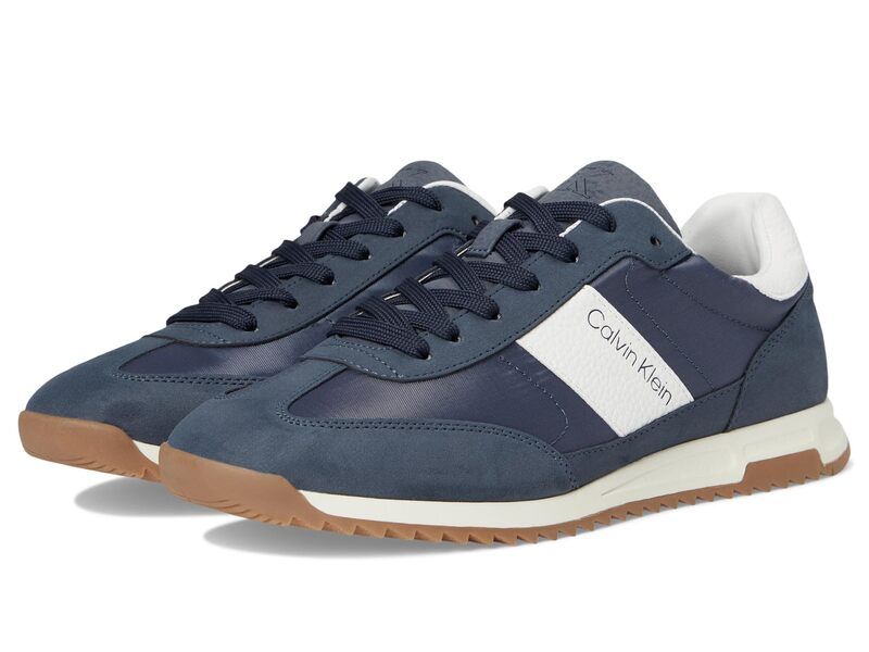 カルバンクライン メンズ シューズ スニーカー Calvin Klein Galent Dark BlueWhite ホワイト