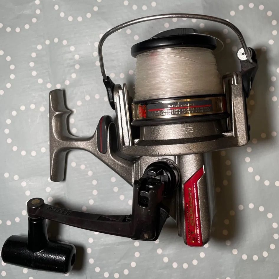 当時物 箱説付】ダイワ ロングビーム ST-2000H スピニングリール 遠投
