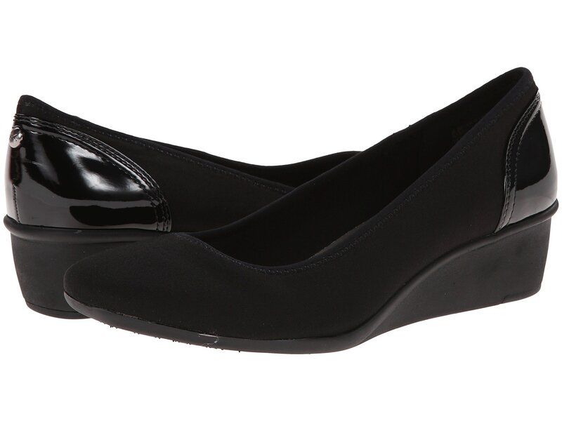 アンクライン レディース シューズ ヒール Anne Klein Sport Wisher Black Fabric ブラック