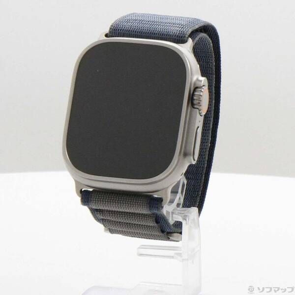 ソフマップ 〔中古品〕 Apple Watch Ultra 2 GPS + Cellular 49mm チタニウムケース ブルーアルパインループ【377】