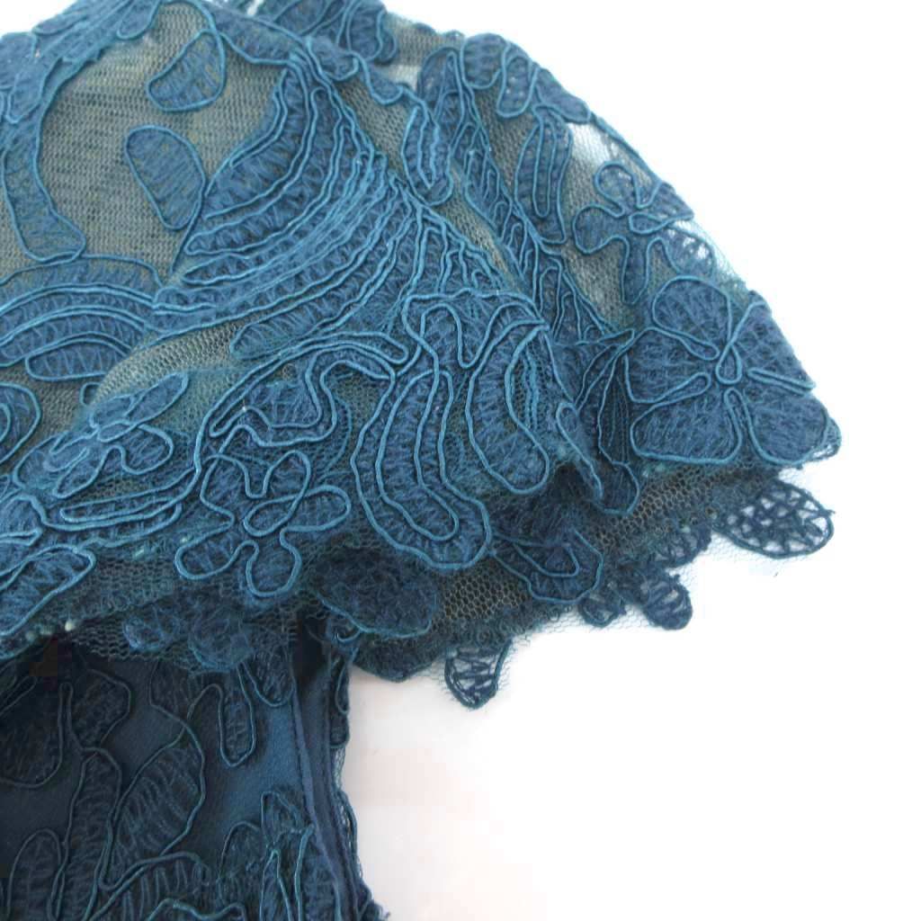 タダシショージ TADASHI SHOJI PETITE コードレース ミディアムドレス