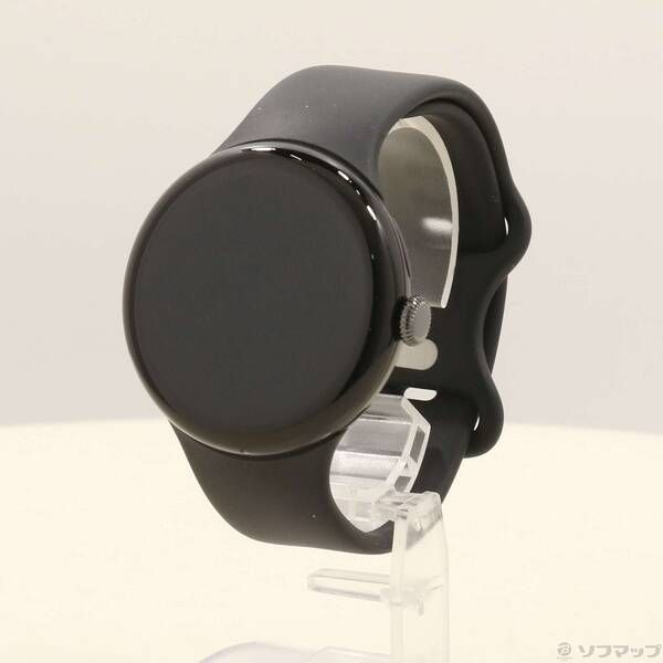 ソフマップ 〔中古品〕 Google Pixel Watch 3 45mm(WiFi) Matte Black アルミケース／Obsidian アクティブバンド GA05785-US【377】