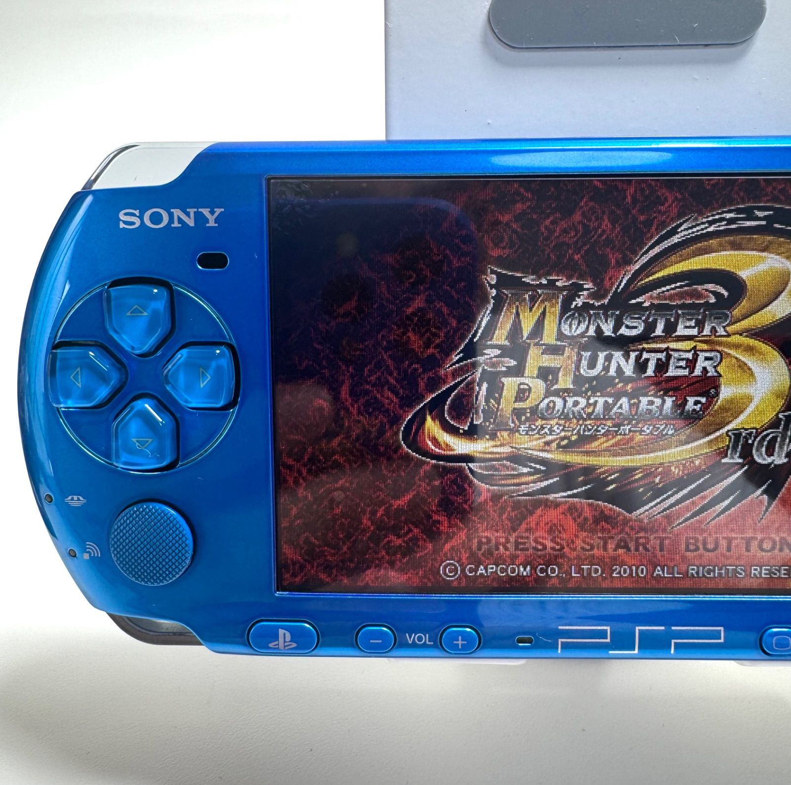 整備品】PSP-3000 フルラミネートIPS液晶 すぐ遊べるセット ブルー