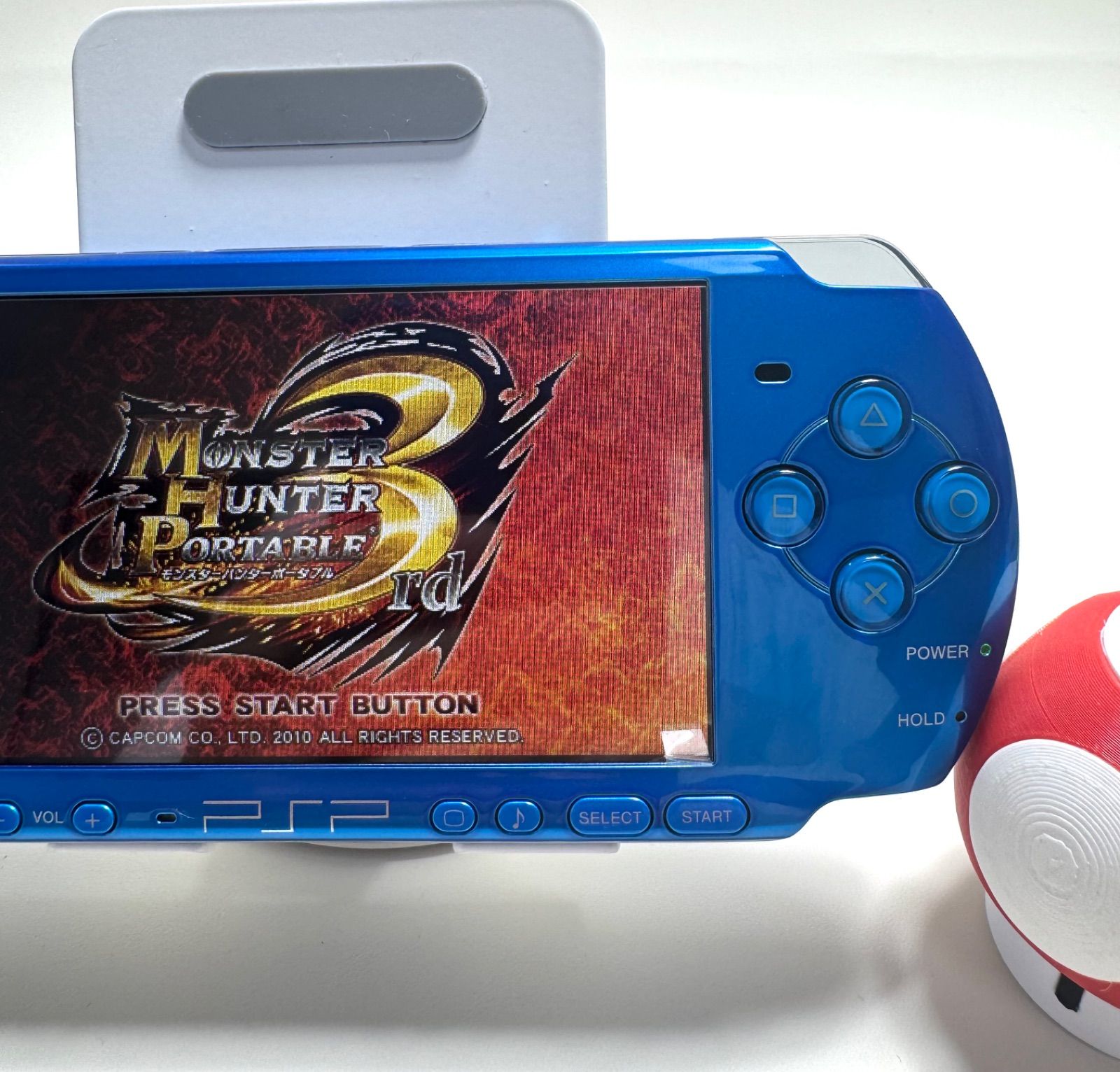 整備品】PSP-3000 フルラミネートIPS液晶 すぐ遊べるセット ブルー