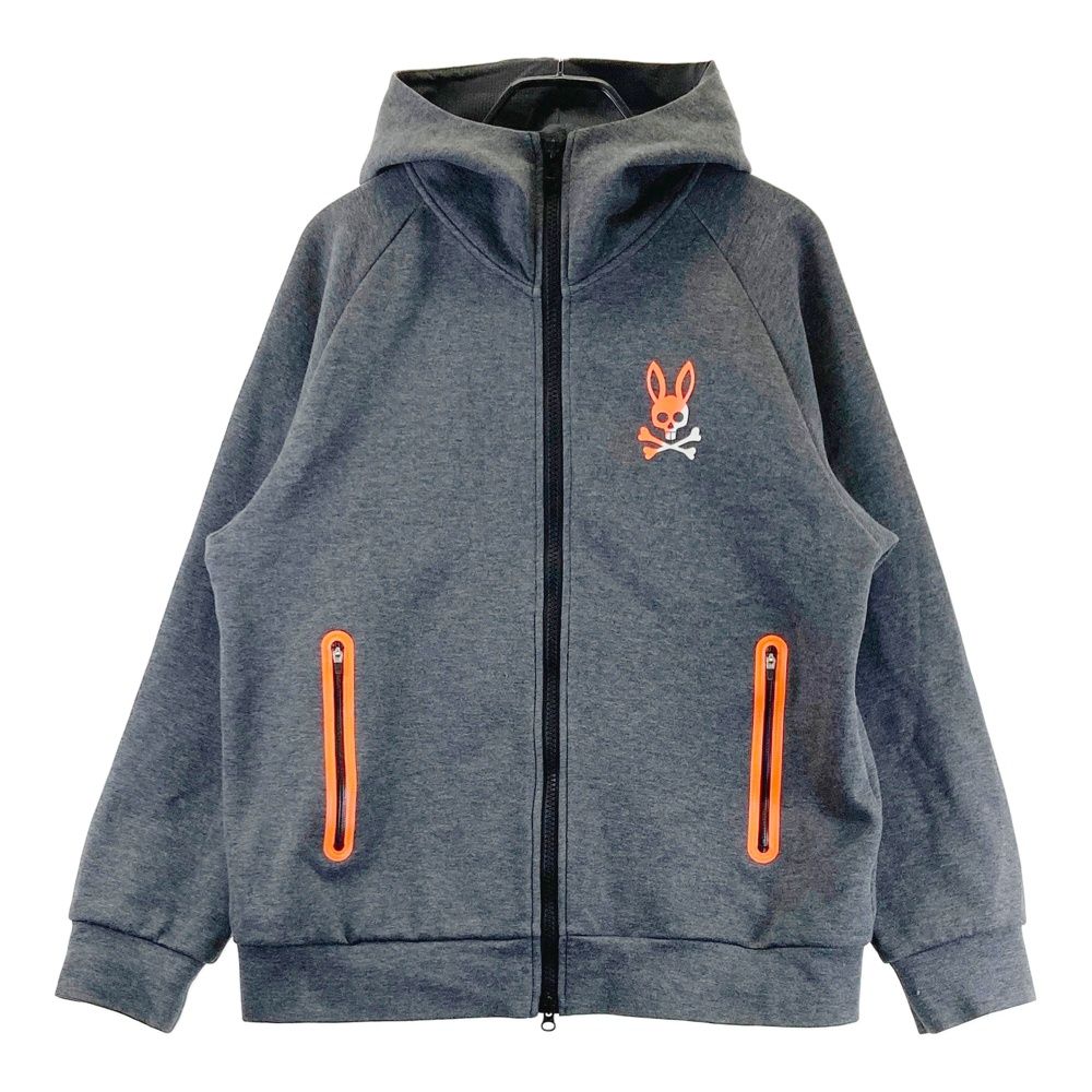 サイズ：XL PSYCHO BUNNY サイコバニー  フード付 ジップジャケット  グレー系 [240101726924] ゴルフウェア メンズ ストスト