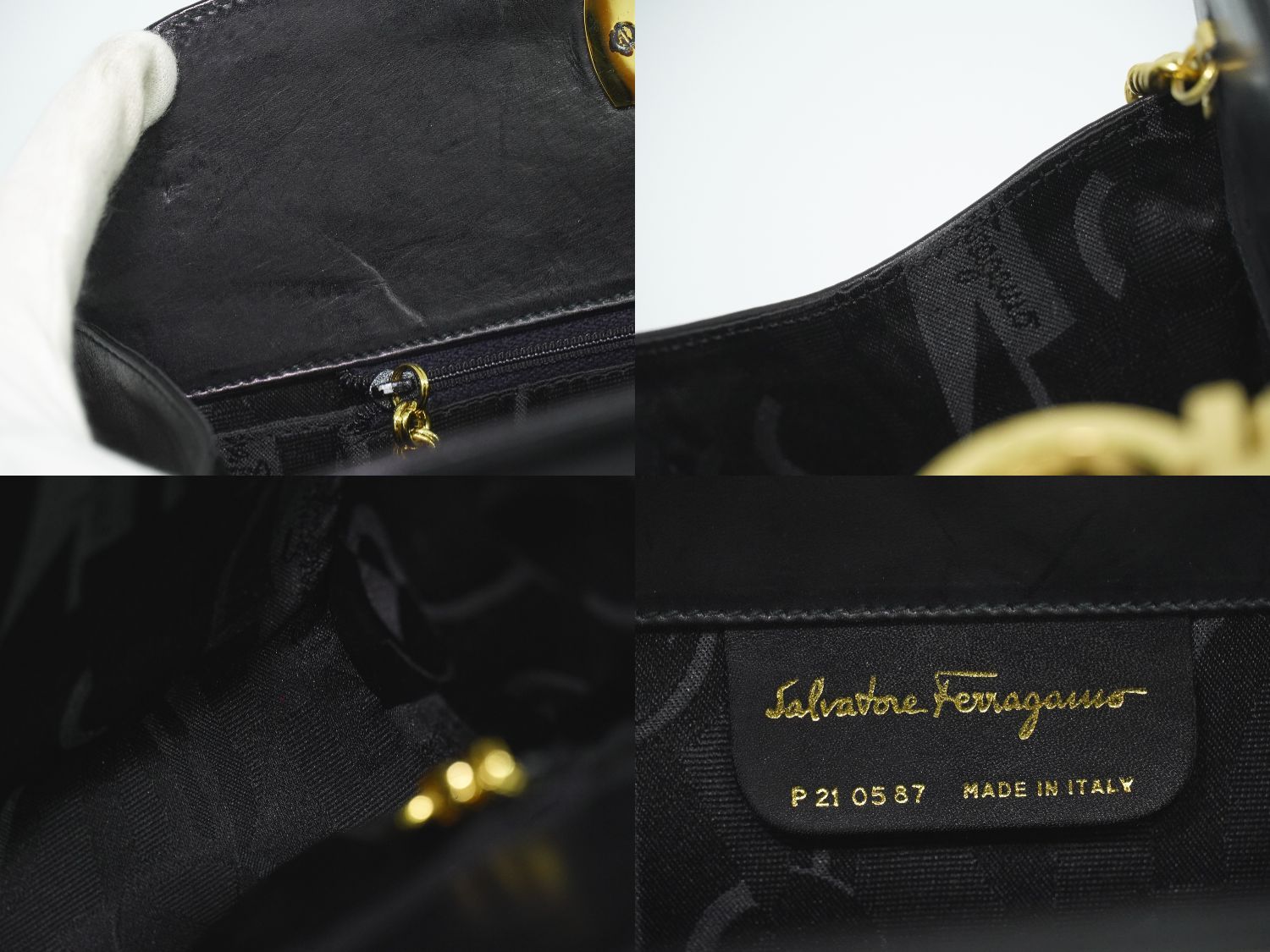 本物 サルヴァトーレ フェラガモ Salvatore Ferragamo ガンチーニ