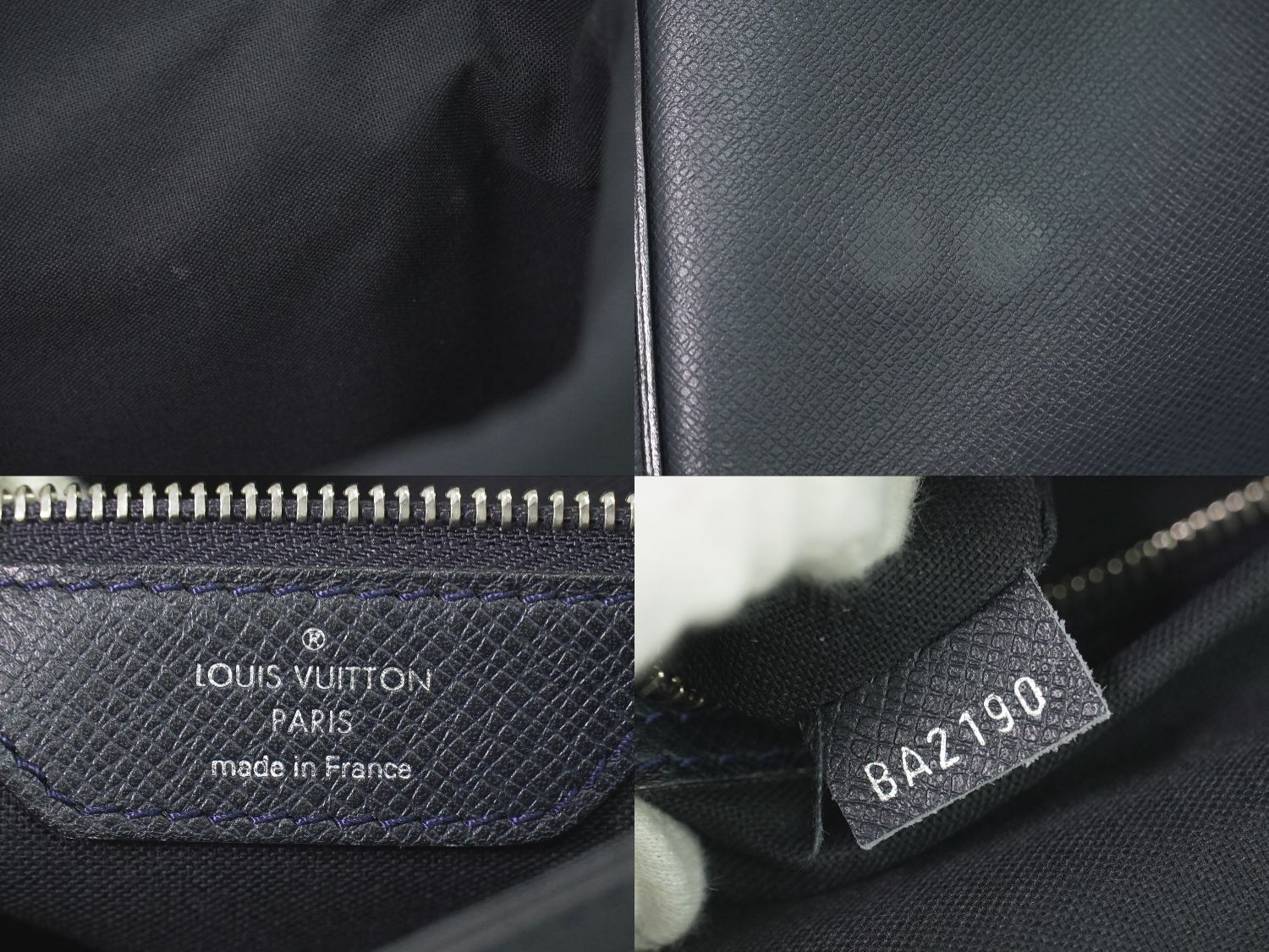 本物 ルイヴィトン LOUIS VUITTON LV ロマン MM タイガ レザー 
