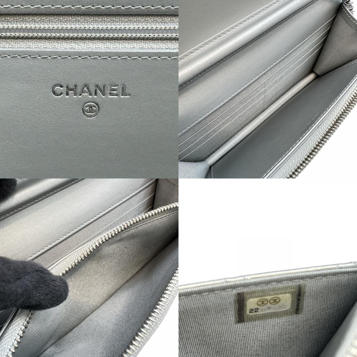 シャネル CHANEL ココロック チェーンウォレット A80766 22番台