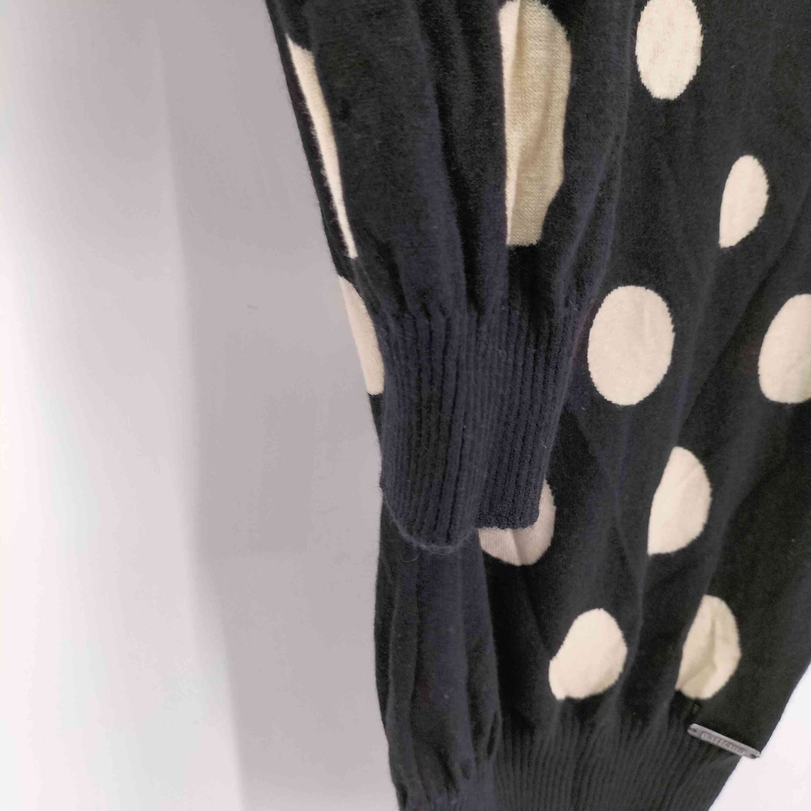ジョンガリアーノ JOHN GALLIANO カシミヤ混 ドットニット レディース