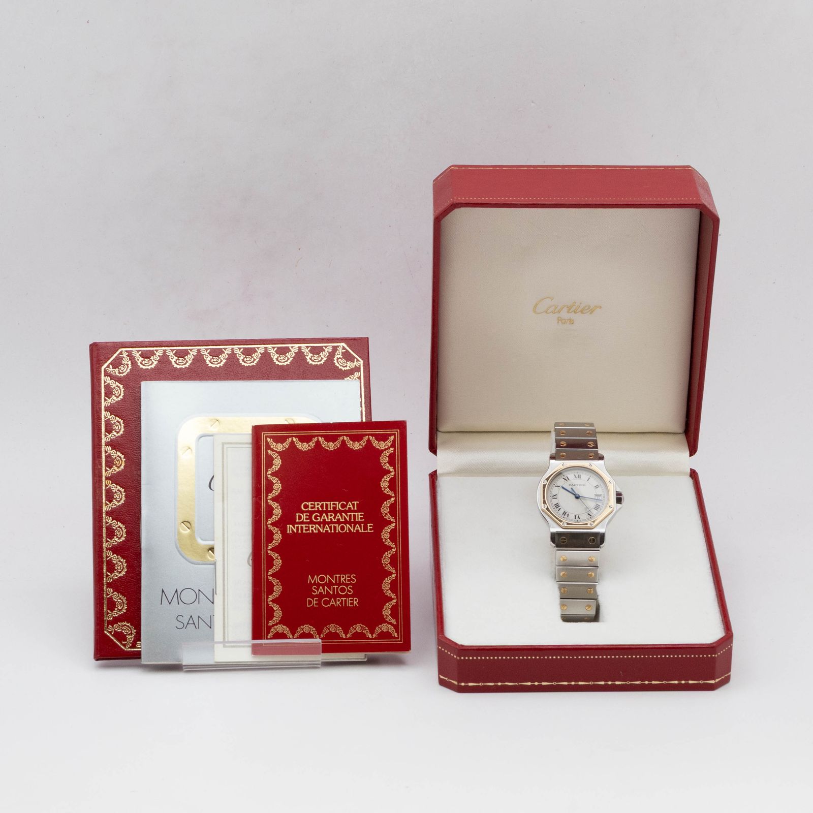箱・保証書付き】 カルティエ Cartier サントス オクタゴン W2001583