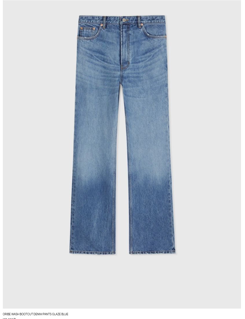 タイレ ORIBE WASH BOOTCUT DENIM PANTS 2サイズ