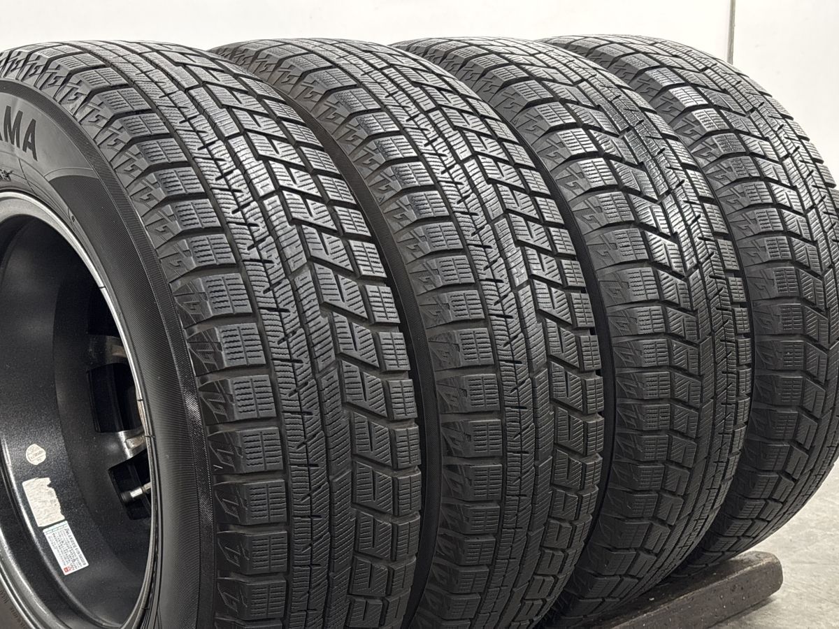 美品 バリ溝】エクシーダー E03 14in 5.5J +45 PCD100 ヨコハマ アイス