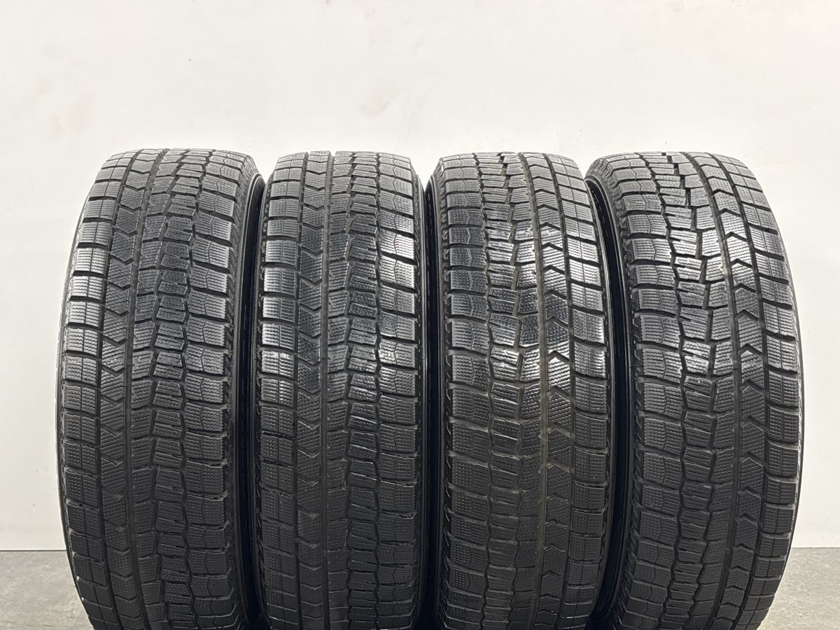 【バリ溝・即使用可能】ダンロップ wintermaxx 【直接引取り値引き可】 美品 バリ溝】テッド 16in 6.5J +40 PCD114.3 ダンロップ ウィンター