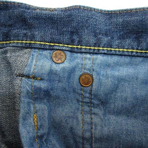 桃太郎ジーンズ MOMOTARO JEANS ダブルヒップ クロップド デニム